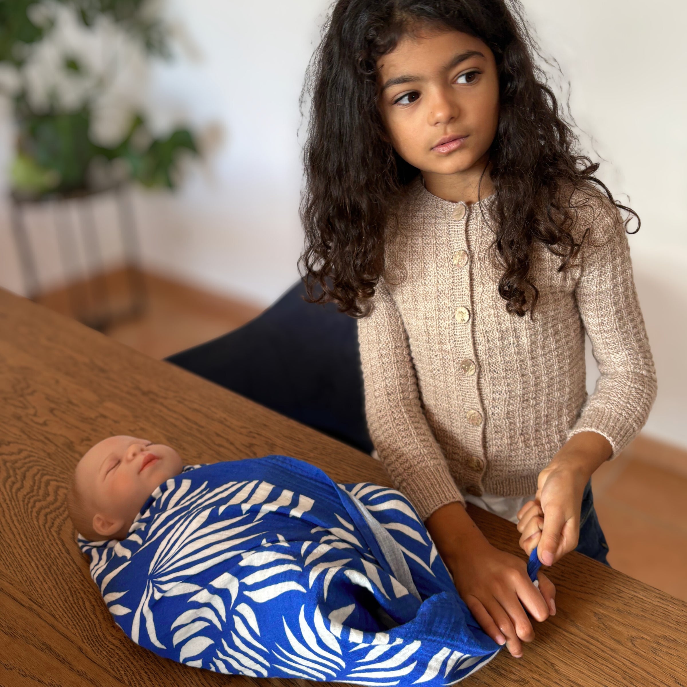 Indra Babydecke aus Bio-Baumwolle