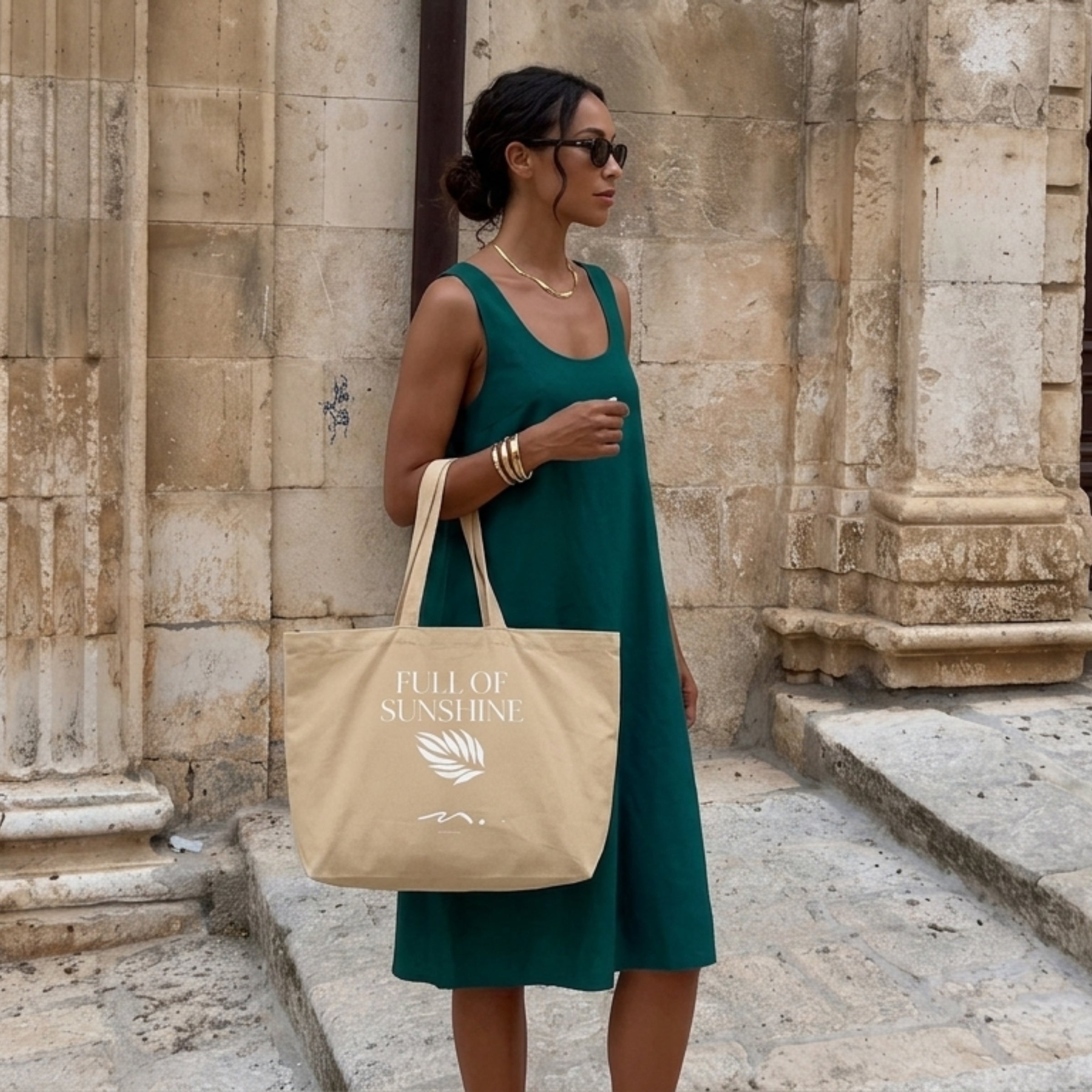 The Carry All — Azul Tropique Full of Sunshine