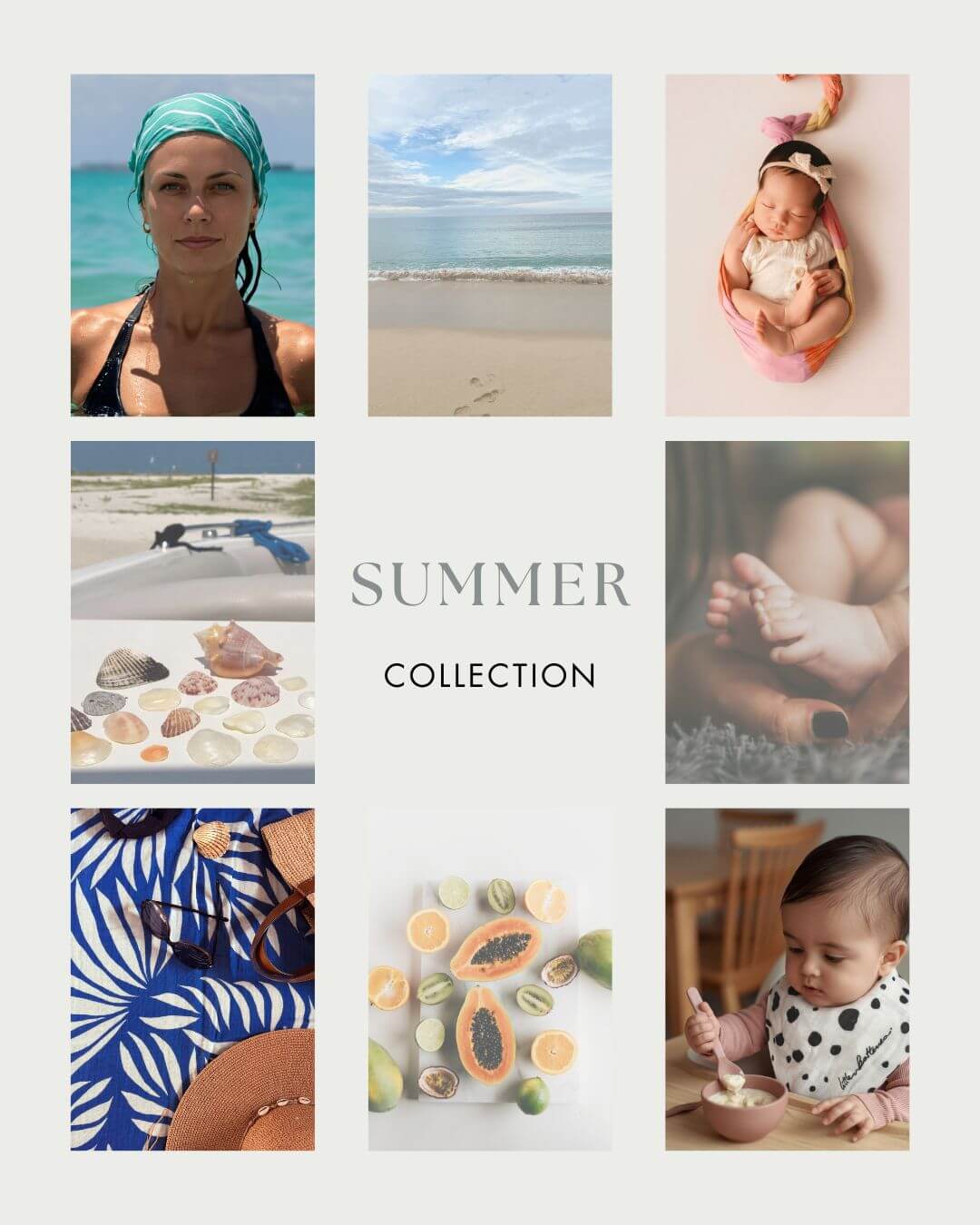 muslin scarf used at beach in summer lifestyle, baby using muslin during summer day